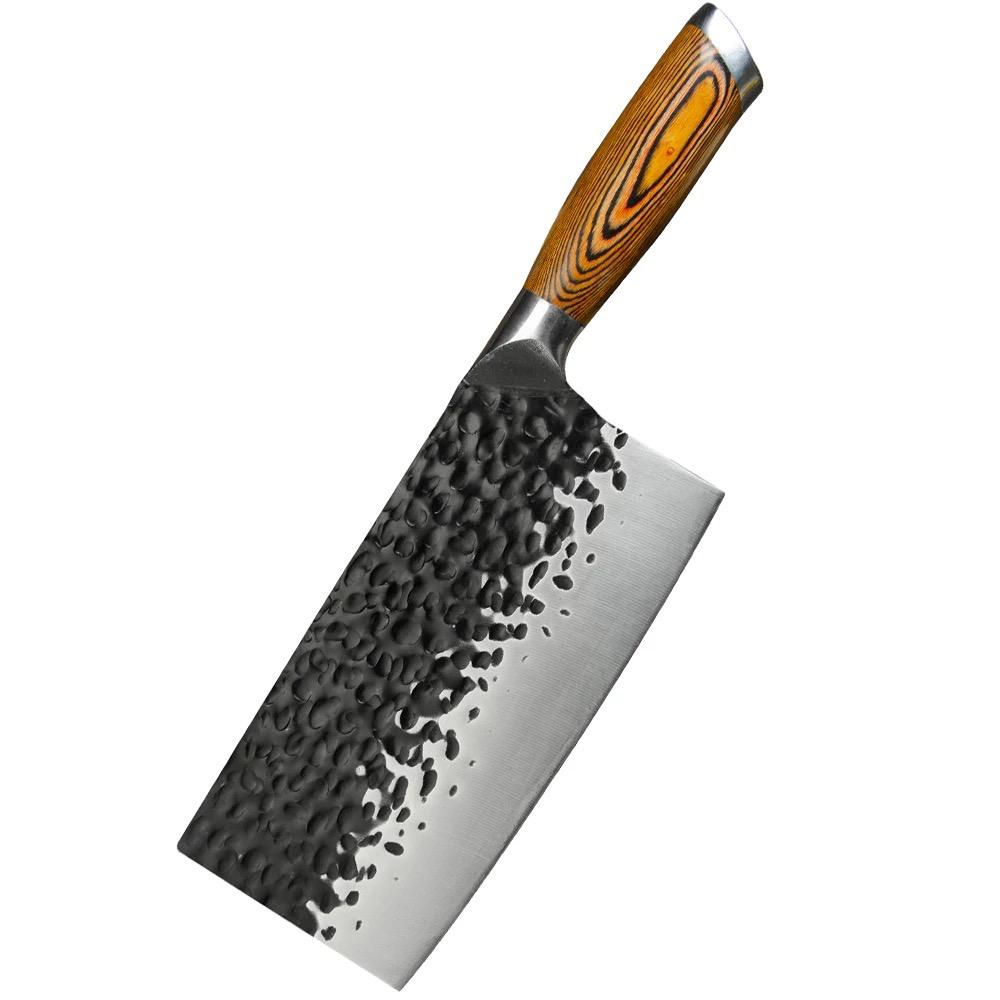 Cuchillo Chef Profesional Acero Martillado – KnivesMX