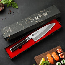 Cargar imagen en el visor de la galería, Cuchillo Sashimi Deba Profesional Acero Japonés Xinzuo
